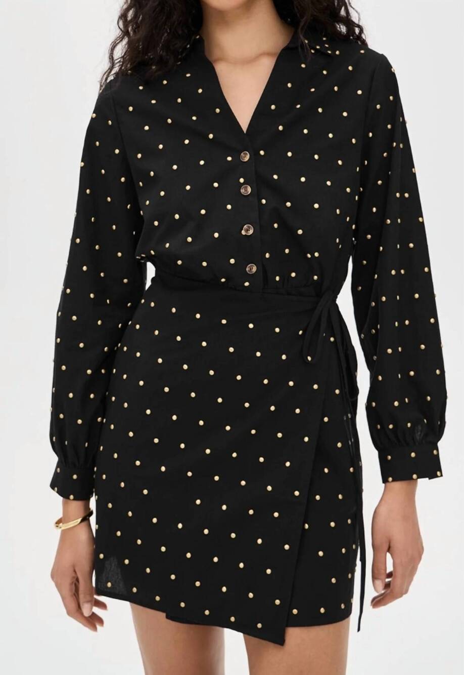 NEW NEVER FULLY DRESSED miley studded dress in black